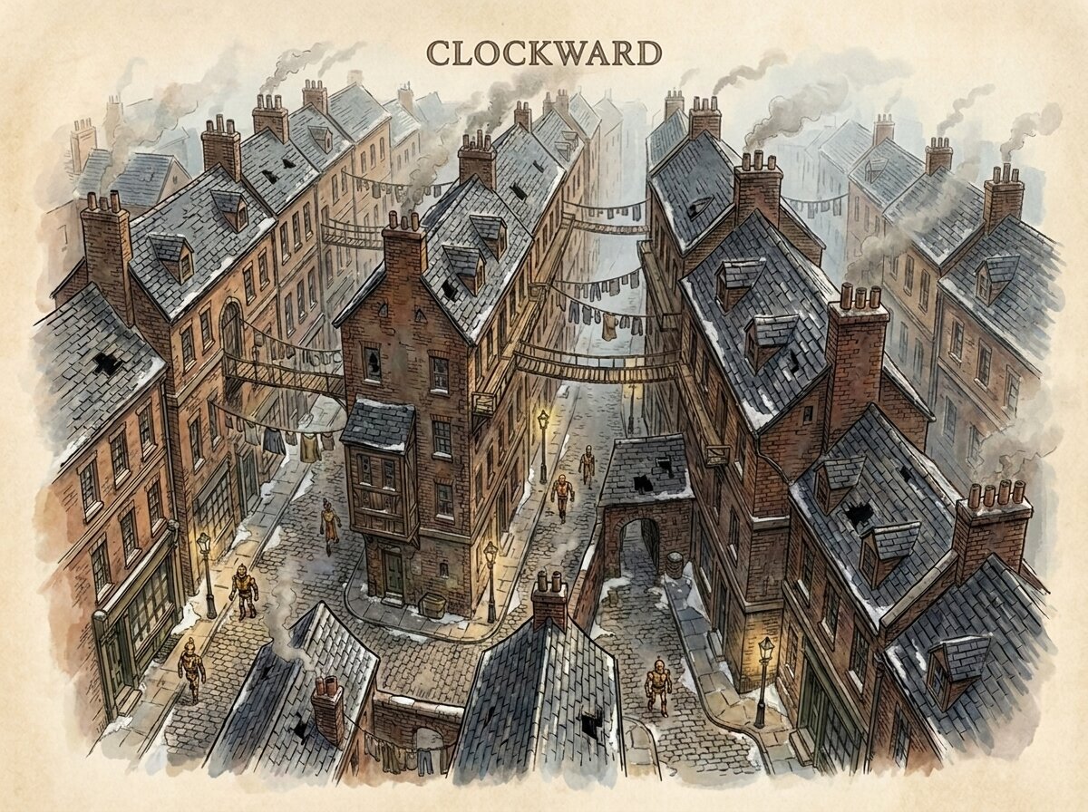 Clockward district sheet